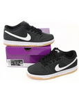 Nike Dunk Low SB Nero e Bianco Suola Gum Uomo