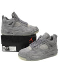 Nike Air Jordan 4 Retro Kaws Grigio Suede Limited Edition Uomo