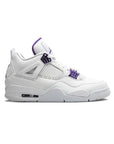 Nike Air Jordan 4 Retro Metallic Purple Bianco Viola Uomo