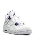 Nike Air Jordan 4 Retro Metallic Purple Bianco Viola Uomo