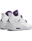 Nike Air Jordan 4 Retro Metallic Purple Bianco Viola Uomo