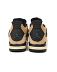 Nike Air Jordan 4 Retro Fossil Beige Nero Giallo Uomo