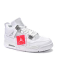 Nike Air Jordan 4 Retro Pure Money Bianco Argento Uomo