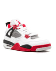 Nike Air Jordan 4 Retro Fire Red Bianco Rosso Nero Uomo