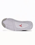 Nike Air Jordan 4 Retro White Cement Grigio Bianco Uomo