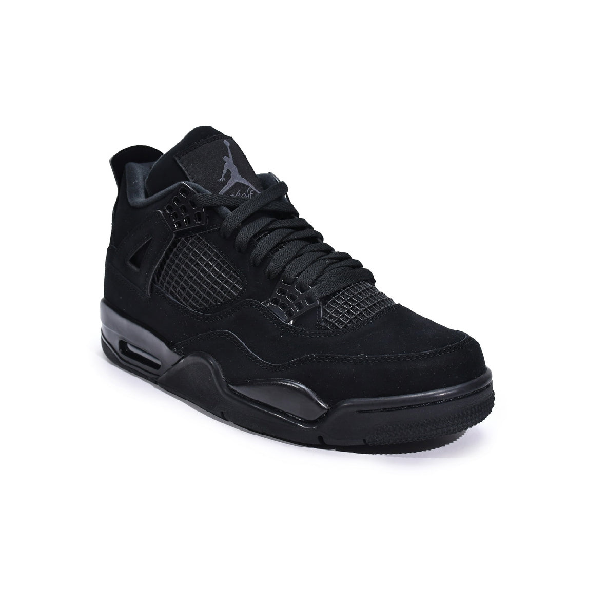 Nike Air Jordan 4 Retro Black Cat Total Black Uomo - 2