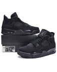 Nike Air Jordan 4 Retro Black Cat Total Black Uomo