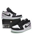 Nike Air Jordan 1 Low SE Bianco Nero Effetto Tie Dye