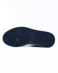 Nike Air Jordan 1 Low Bianco Grigio Blu Pelle Premium