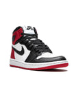 Nike Air Jordan 1 Retro High Satin Black Toe Rosso Nero Bianco