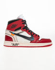 Nike Air Jordan 1 Retro High x Off-White Chicago Rosso Bianco Nero