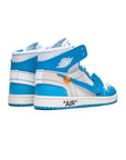 Nike Air Jordan 1 Retro High x Off-White University Blue Bianco Azzurro