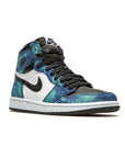 Nike Air Jordan 1 Retro High Tie-Dye Blu Verde Nero Donna