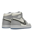 Nike Air Jordan 1 Alta x Dior Grigio Pelle Premium