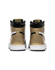 Nike Air Jordan 1 High Gold Toe Oro Nero e Bianco in Pelle