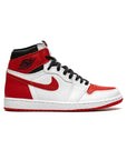 Nike Air Jordan 1 High Heritage Rosso e Bianco in Pelle