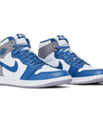 Nike Air Jordan 1 High OG True Blue Bianco e Grigio