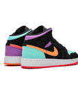 Nike Air Jordan 1 Mid Nero Multicolore Candy Retro