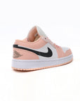 Nike Air Jordan 1 Low Rosa Bianco Nero Artic Powder