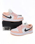 Nike Air Jordan 1 Low Rosa Bianco Nero Artic Powder