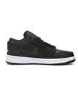 Nike Air Jordan 1 Low Nero Pelle Stampa Elephant