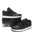 Nike Air Jordan 1 Low Nero Pelle Stampa Elephant
