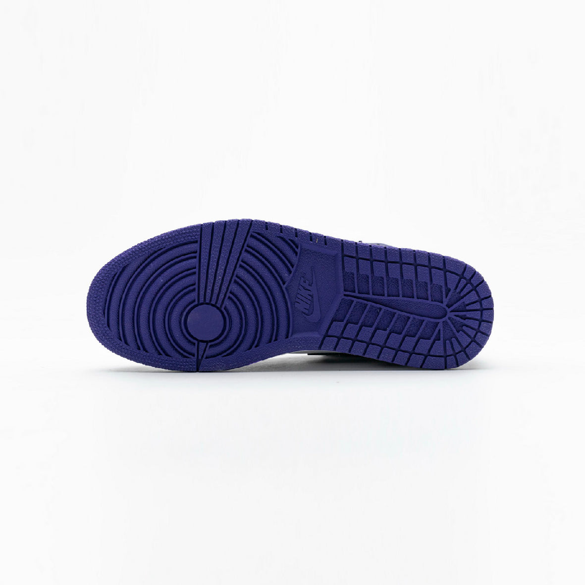 Nike Air Jordan 1 High Retro Viola Court e Bianca in Pelle