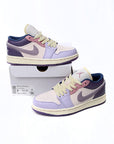 Nike Air Jordan 1 Low Multicolore Pastello Pelle Premium