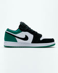 Nike Air Jordan 1 Low Verde Mystic Nero Bianco Pelle Premium