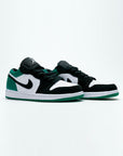 Nike Air Jordan 1 Low Verde Mystic Nero Bianco Pelle Premium