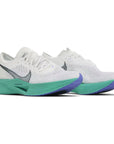 Nike ZoomX VaporFly Next% 3 Bianche Verde Giada Scarpe Running Veloci