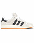 Adidas Campus 00s Crystal White Core Black sneakers basse uomo e donna in bianco nero - vista laterale