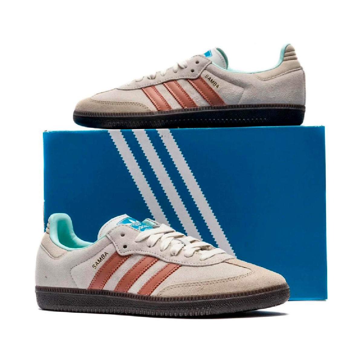 Adidas Samba Clay Strata sneakers basse uomo e donna in multicolore - dettaglio suola