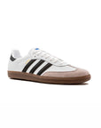 adidas samba white core black clear granite sneakers dettaglio tomaia