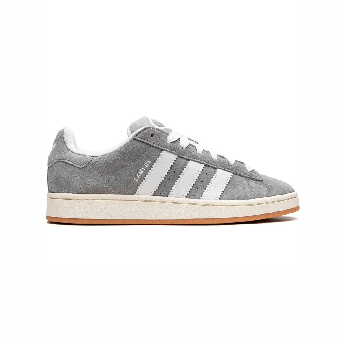Adidas Campus 00s Grey Pale sneakers basse uomo e donna in grigio - vista laterale