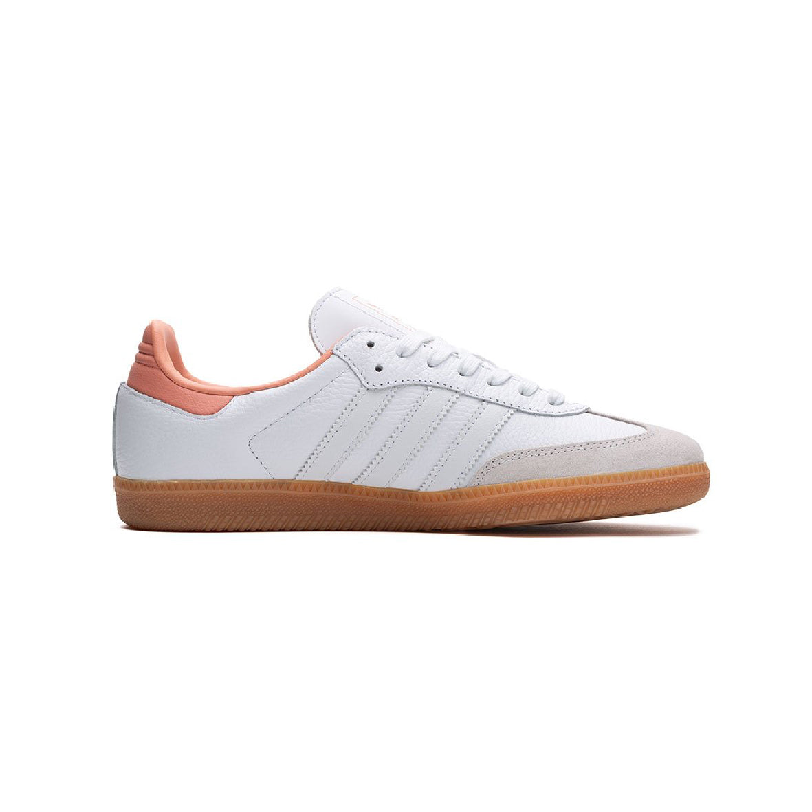 Adidas Samba OG Womens Cloud White Wonder Clay sneakers basse donna in bianco - vista laterale