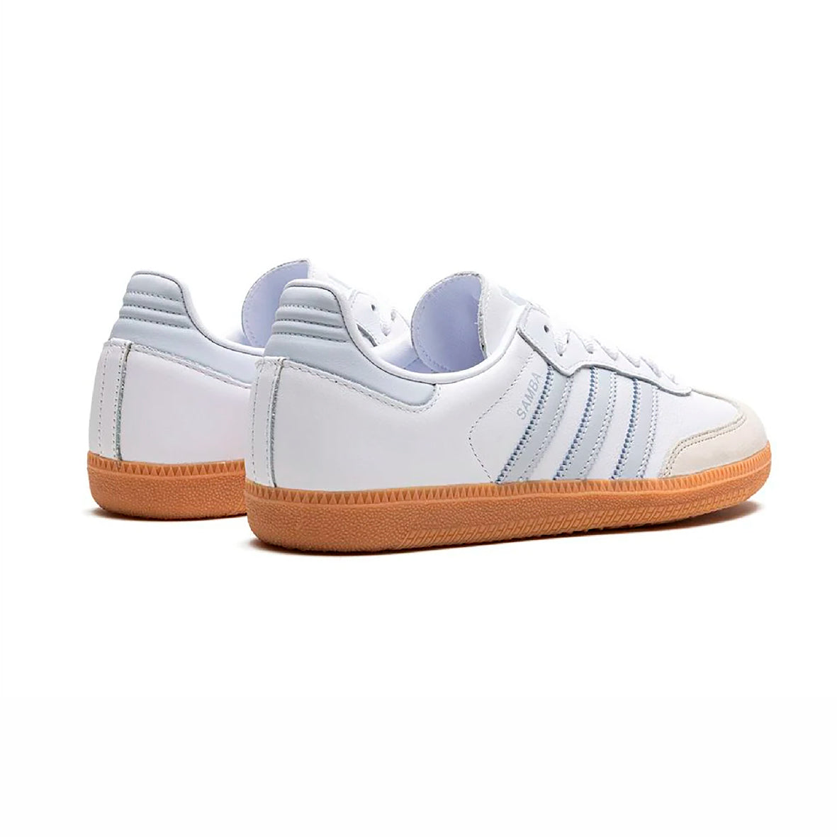 Adidas Samba White Halo Blue sneakers basse uomo e donna in bianco blu - dettaglio suola