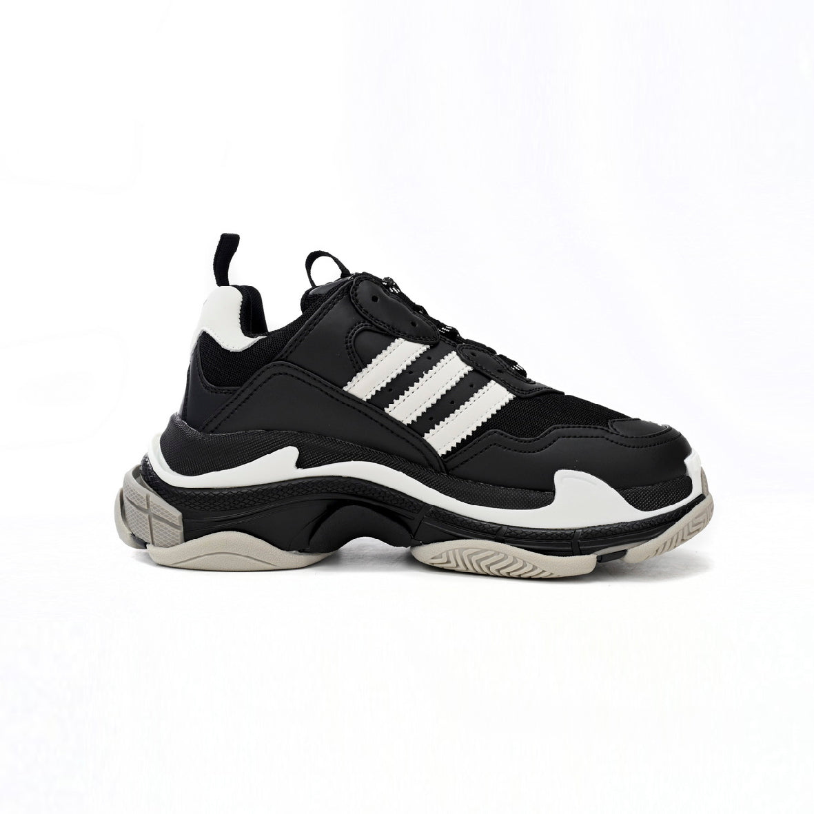 Adidas x Balenciaga Triple S Nero Bianco Uomo Donna - 1