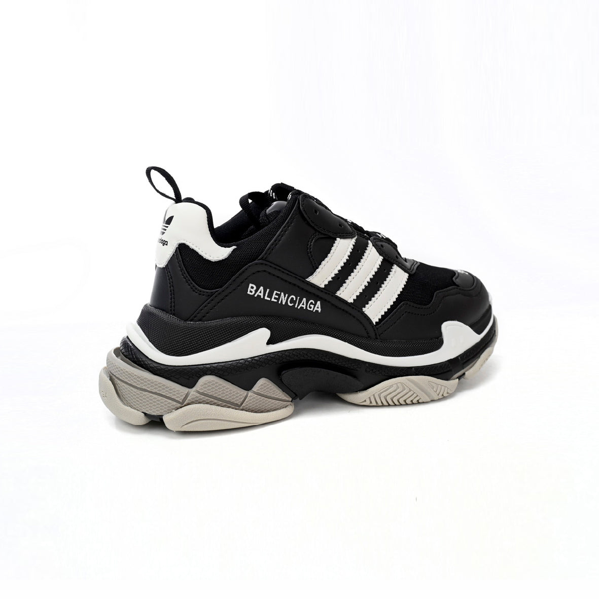 Adidas x Balenciaga Triple S Nero Bianco Uomo Donna - 2