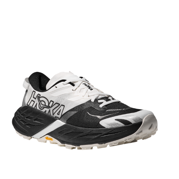Hoka Speedgoat 7 Wide Scarpe Trail Running Nero Bianco Donna - 1