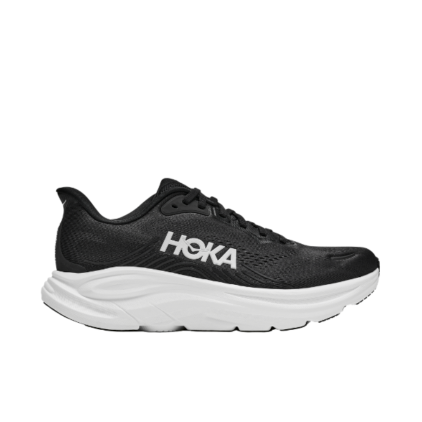 Hoka Clifton 11 Wide Scarpe Running Nero Bianco Uomo - 2