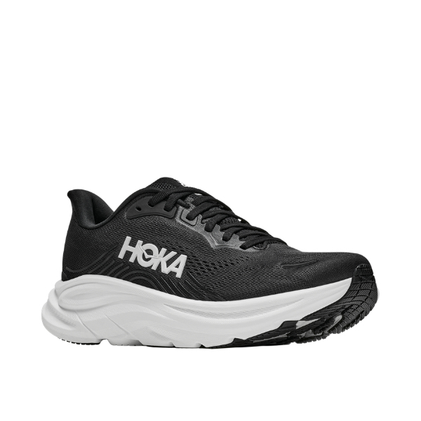 Hoka Clifton 11 Wide Scarpe Running Nero Bianco Uomo - 1