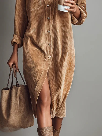 Sienna | Vestito Midi da Donna con Bottoni