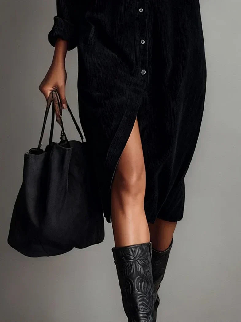 Sienna | Vestito Midi da Donna con Bottoni