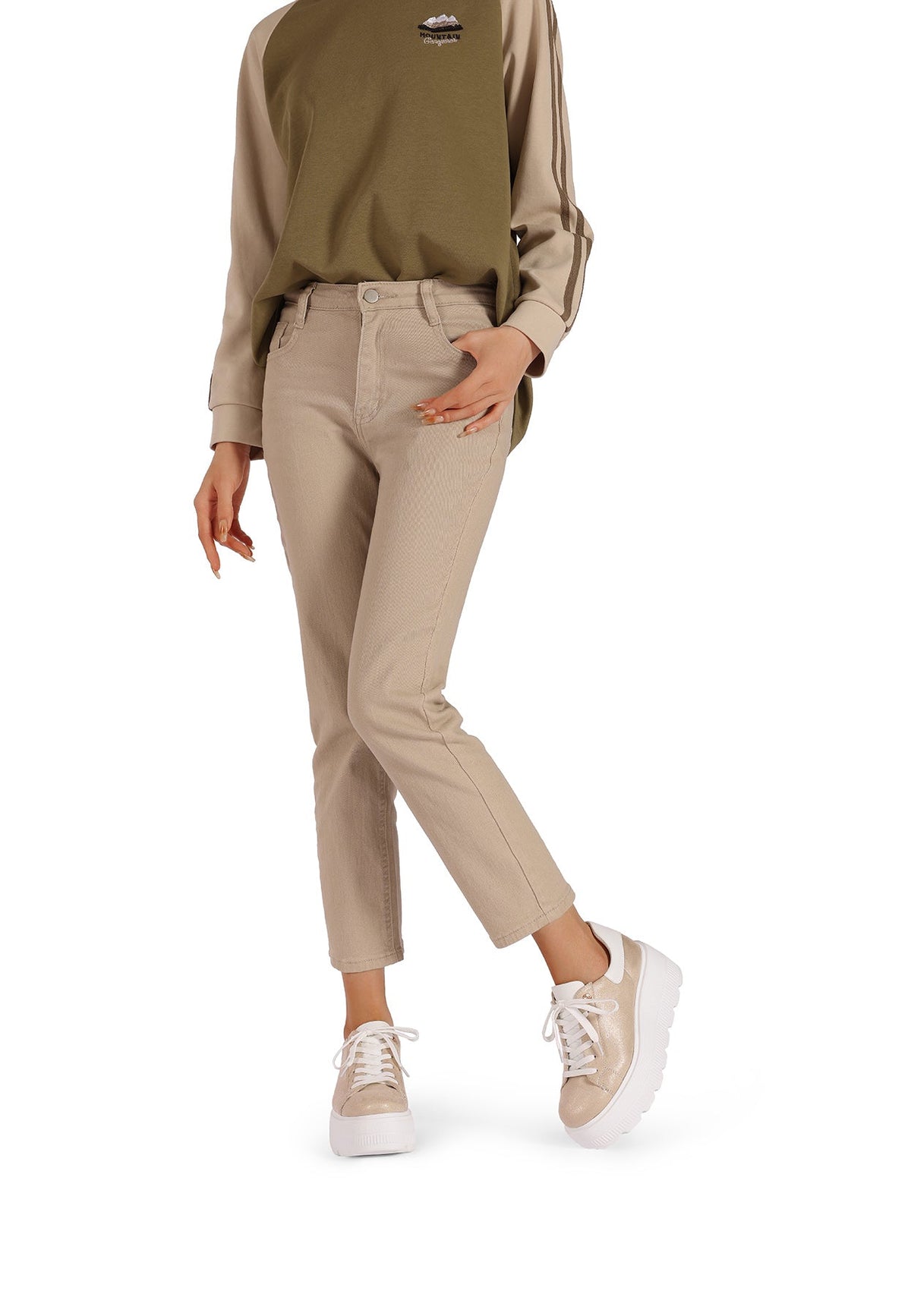 Sneakers Donna Lavinia Eva Sildora – vista indossata