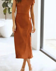 Sophie | Abito Midi Minimalista da Donna con Spalline