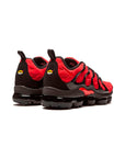 Nike Air VaporMax Plus Rosse e Nere University Sneakers Uomo