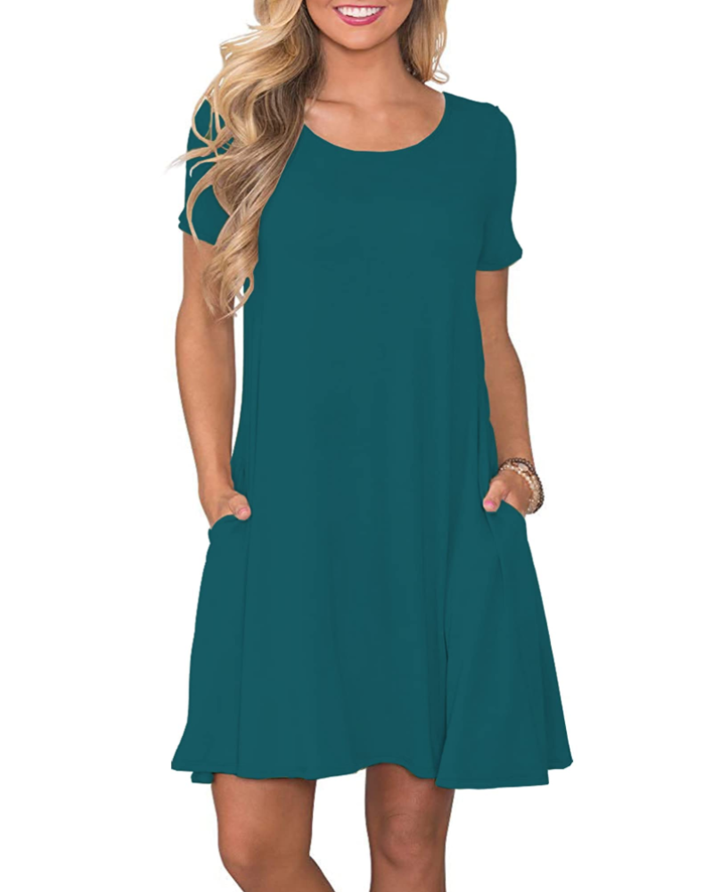 T-shirt donna estiva Mabel Robe – Girocollo, maniche corte e tasche