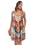 Vestito Estivo Ruby da Donna – Taglio A-Line con Tasche e Tessuto Elasticizzato