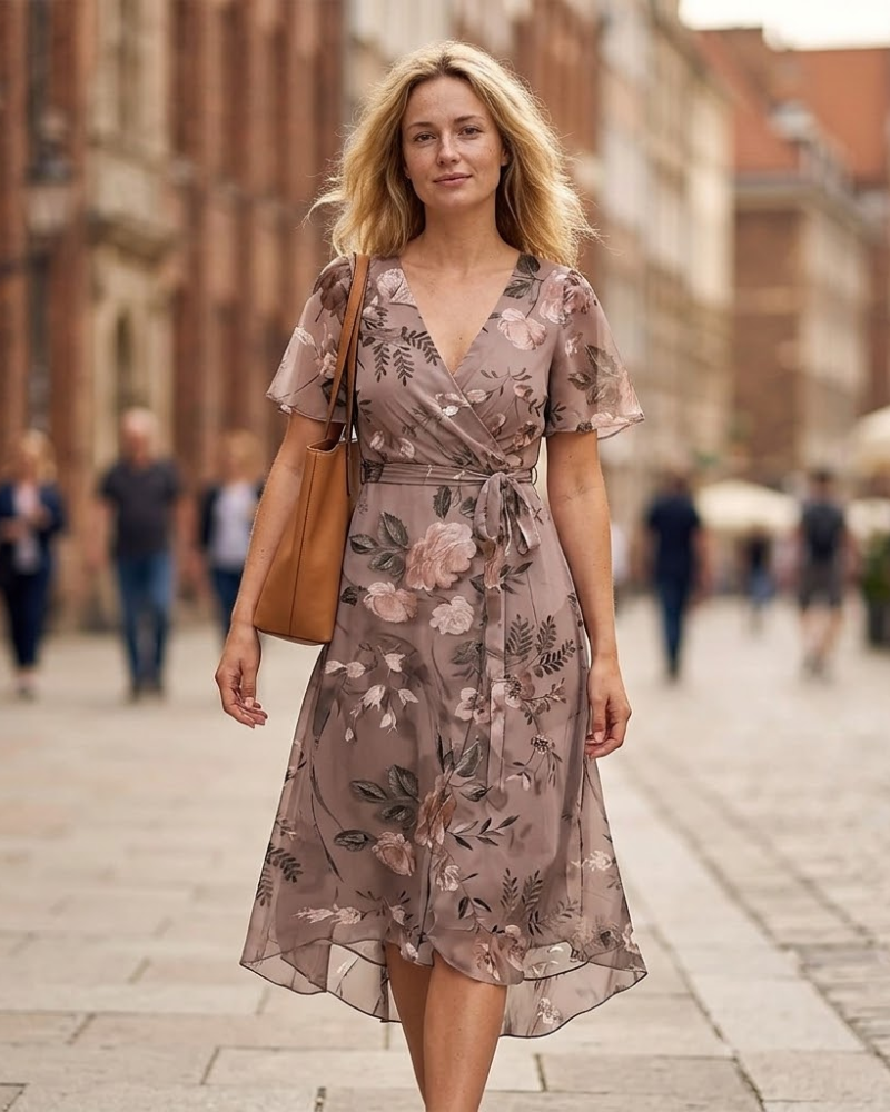 Élodie Vestito Estivo Donna – Vestito A-Line Senza Maniche Leggero e Casual